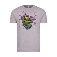 Vintage Zinc Mardi gras mask french bulldog Vintage Tee - RanaPortraitStore