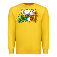 Lemon ireland flag Premium Sweatshirt - NancyCooperArtShop
