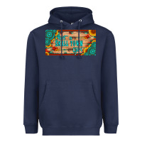 Navy just a small town girl wlth gemstone arrow and sunflowers licanse plat Heavyweight Hoodie - Artiststas