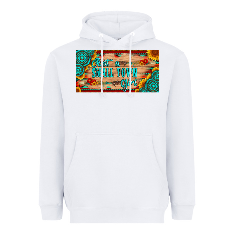 Just A Small Town Girl Wlth Gemstone Arrow And Sunflowers Licanse Plat Heavyweight Hoodie by Artiststas | Teevron
