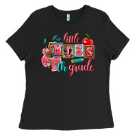 Black little miss 4 th grade Ladies Tee - AdoDesignShop