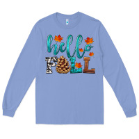 Colony Blue hello fall Long Sleeve Tee - HRA Design Shop
