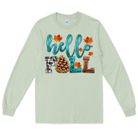 Matcha hello fall Long Sleeve Tee - HRA Design Shop