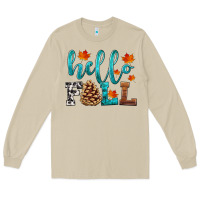 Mushroom hello fall Long Sleeve Tee - HRA Design Shop