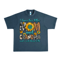 Midnight Navy i have two titles mom and grandma and i rock them Urban Heavy Tee - Zillion Design Studio