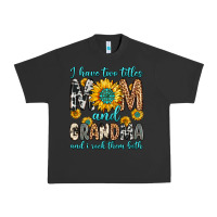 Pigment Black i have two titles mom and grandma and i rock them Urban Heavy Tee - Zillion Design Studio
