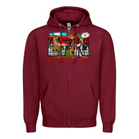 Burgundy christmas lpn licensed practical nurse Zipper Hoodie - JahusDesignShop
