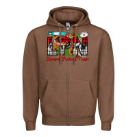 Chestnut christmas lpn licensed practical nurse Zipper Hoodie - JahusDesignShop