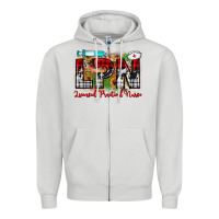 Dove Grey christmas lpn licensed practical nurse Zipper Hoodie - JahusDesignShop