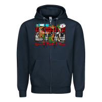 Navy christmas lpn licensed practical nurse Zipper Hoodie - JahusDesignShop