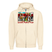 Sandshell christmas lpn licensed practical nurse Zipper Hoodie - JahusDesignShop