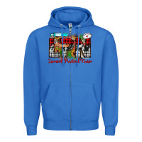 True Royal christmas lpn licensed practical nurse Zipper Hoodie - JahusDesignShop