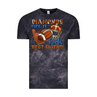 Cloud Black diamonds are a girls best friend football Vintage Tee - texasbilliewilder