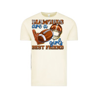 Diamonds Are A Girls Best Friend Football Vintage Tee | Teevron