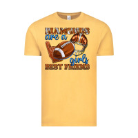 Vintage Mustard diamonds are a girls best friend football Vintage Tee - texasbilliewilder