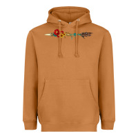 Meerkat flowers and arrow with gemstone Heavyweight Hoodie - Artiststas