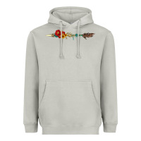 Moon Dust flowers and arrow with gemstone Heavyweight Hoodie - Artiststas
