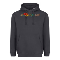 Smoke flowers and arrow with gemstone Heavyweight Hoodie - Artiststas