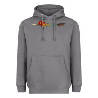 Storm flowers and arrow with gemstone Heavyweight Hoodie - Artiststas