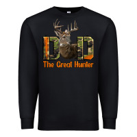 Black Western Dad The Great Deer Hunter Premium Sweatshirt - LillyAllenDesigns