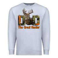 Heather Grey Western Dad The Great Deer Hunter Premium Sweatshirt - LillyAllenDesigns