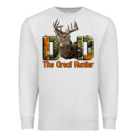 Oatmeal Heather Western Dad The Great Deer Hunter Premium Sweatshirt - LillyAllenDesigns