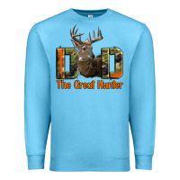 Ocean Blue Western Dad The Great Deer Hunter Premium Sweatshirt - LillyAllenDesigns