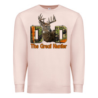 Pale Pink Western Dad The Great Deer Hunter Premium Sweatshirt - LillyAllenDesigns