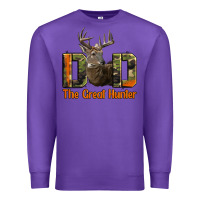 Purple Western Dad The Great Deer Hunter Premium Sweatshirt - LillyAllenDesigns