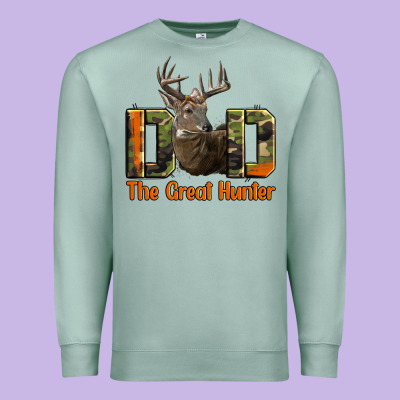 Western Dad The Great Deer Hunter Premium Sweatshirt Designed By Lillyallendesigns