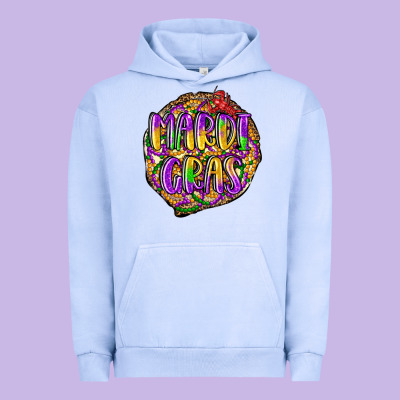 Mardi Gras Urban Hoodie Designed By Lillyallendesigns