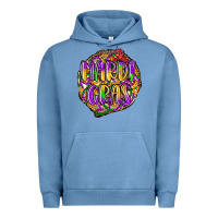 Pigment Pebble Blue mardi gras Urban Hoodie - LillyAllenDesigns
