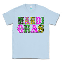 Dusty Blue mardi gras Classic Tee - BarkalooDesign