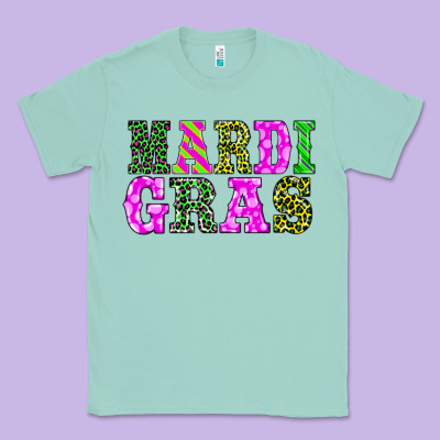 Mardi Gras Classic Tee Designed By Barkaloodesign
