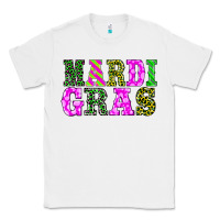 White mardi gras Classic Tee - BarkalooDesign