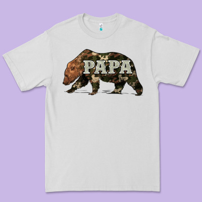 Bear Papa Premium Tee Designed By Artiststas