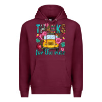 Burgundy thanks for the ride Premium Hoodie - NancyCooperArtShop