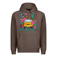 Coffee thanks for the ride Premium Hoodie - NancyCooperArtShop