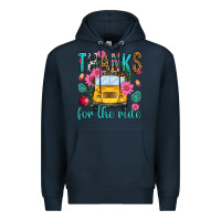 Navy thanks for the ride Premium Hoodie - NancyCooperArtShop