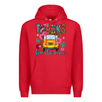 Red thanks for the ride Premium Hoodie - NancyCooperArtShop