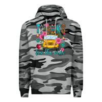 Slate Camo thanks for the ride Premium Hoodie - NancyCooperArtShop