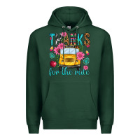 Sports Green thanks for the ride Premium Hoodie - NancyCooperArtShop