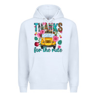 White thanks for the ride Premium Hoodie - NancyCooperArtShop