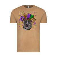 Vintage Camel Mardi Gras Pitbull with Hat Vintage Tee - RanaPortraitStore