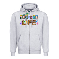 Teacher Life Zipper Hoodie | Teevron