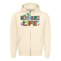 Sandshell teacher life Zipper Hoodie - AdoDesignShop