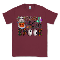 Burgundy too cute to spook Classic Tee - CowhideDigitalArt