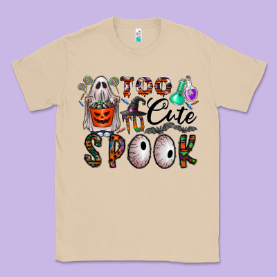 Too Cute To Spook Classic Tee Designed By Cowhidedigitalart