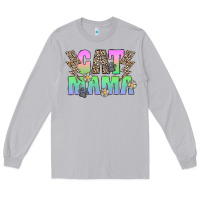 Moon Dust cat mama Long Sleeve Tee - CowhideDigitalArt