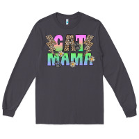 Smoke cat mama Long Sleeve Tee - CowhideDigitalArt